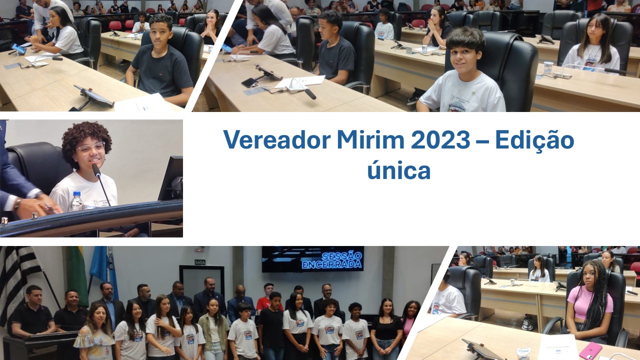Vereador Mirim realizado em 2023